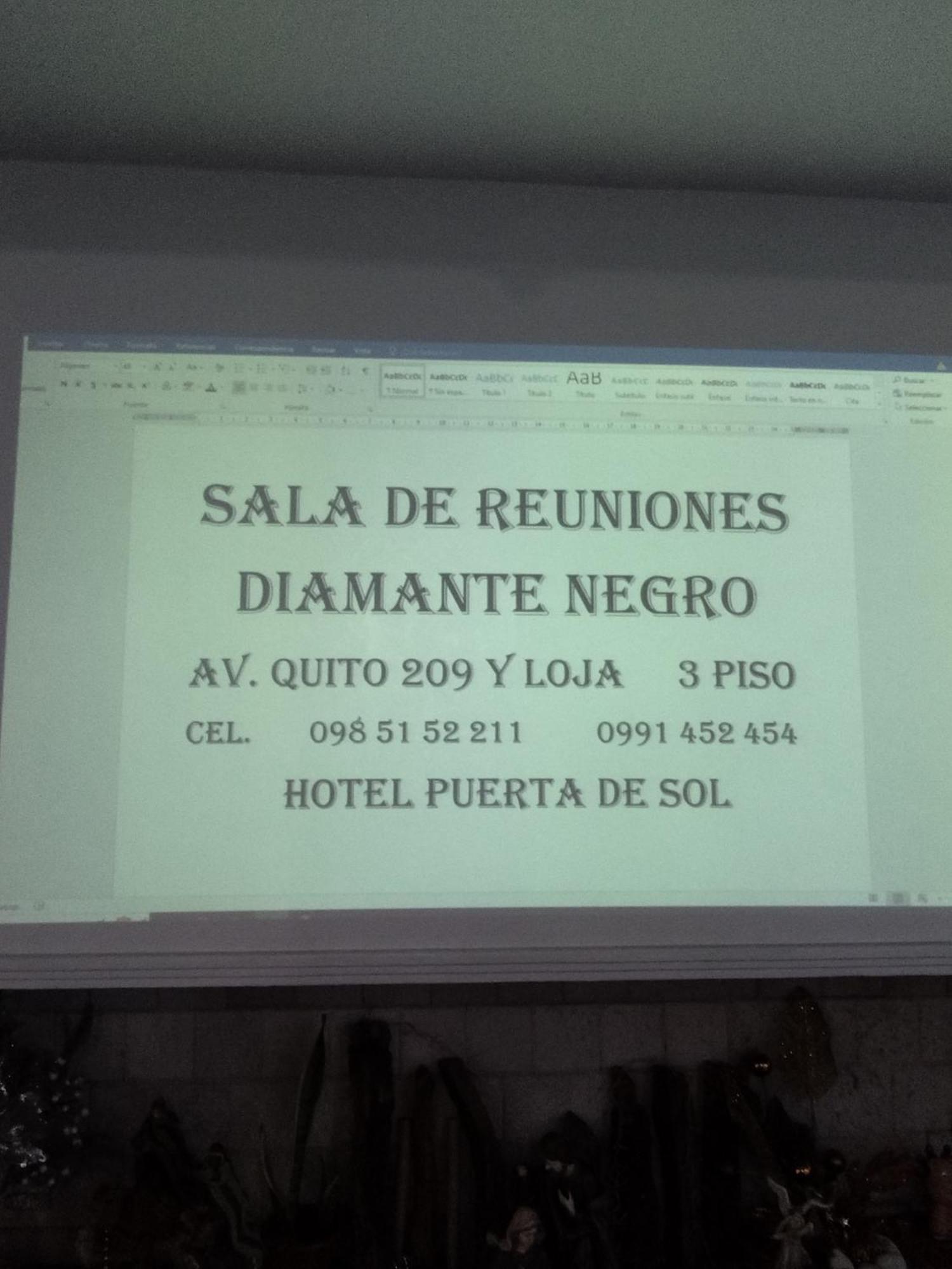 Hotel Puerta Del Sol Santo Domingo de los Colorados Buitenkant foto
